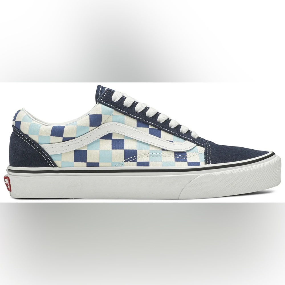Vans Old Skool checker board Navy Blue/Baby Blue 🔥🔥
